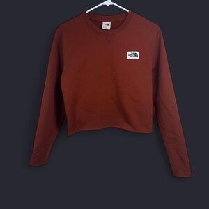 The North Face Gorpcore Men’s Cropped Crewneck Sweatshirt Brown